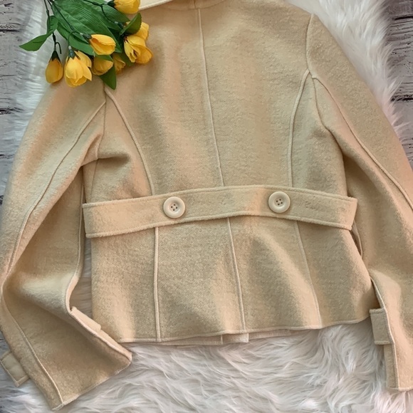 MERONA IVORY WAISTLINE DOUBLE BREASTED JACKET - Picture 8 of 16